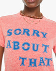 The Lil Goodie Goodie Sorry About That Tops - Tees Mother