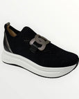 Simone Black/Pewter Sneakers Softwaves