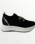 Simone Black/Pewter Sneakers Softwaves