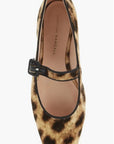 Ginger Mary Jane Flat Leopard Flats - Ballet Loeffler Randall