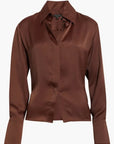 Venus Popover Blouse Umber Tops - Button Down rag & bone