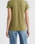 The Slub Tee Olive Tops - Tees rag & bone