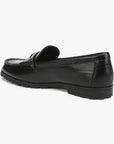 Penny Lug Loafer Black Flats - Loafer Veronica Beard - Shoes