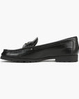 Penny Lug Loafer Black Flats - Loafer Veronica Beard - Shoes