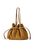 Suede Lasso Bag Acorn Tote & Satchel Veronica Beard