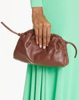 Mini Cloud Clutch Chocolate Clutch Mansur Gavriel