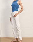 Cropped Jordyn Tank Blue Coast Tops - Tanks Veronica Beard