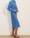 Loxley Midi Shirtdress Blue Coast Dresses - Midi Veronica Beard
