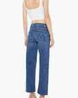 Newbie Ankle Fray Denim - Straight Mother