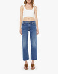 Newbie Ankle Fray Prized Possession Denim - Straight Mother