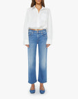 The Scrunchie Frenchie Top White Tops - Button Down Mother