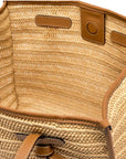 Large Marcella Raffia Natural Tote & Satchel Gianni Chiarini