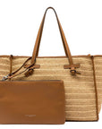 Large Marcella Raffia Natural Tote & Satchel Gianni Chiarini