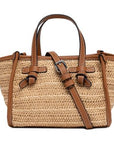 Mini Marcella Raffia Natural Crossbody Gianni Chiarini
