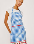Giadzy X Rails Cucina Apron Gingham Tomatoes Home Decor - Tabletop Rails