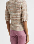 Merivale Pullover Sweater Beige Multi Sweater - Crewneck Veronica Beard