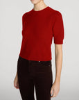 The Gathered Honeycomb Sweater Paprika Sweater - Crewneck Frame