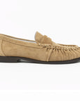 Dover Loafer Ginger Suede Flats - Loafer Oncept