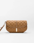 Small Astor Convertible Clutch Cognac