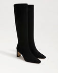 Sylvia Knee High Boot Black Suede Knee High Boots Sam Edelman