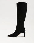 Sylvia Knee High Boot Black Suede Knee High Boots Sam Edelman