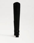 Sylvia Knee High Boot Black Suede Knee High Boots Sam Edelman