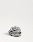 Bambi Slide Sandal Soft Silver Raffia Sandals - Flat Sandals Sam Edelman