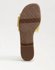Bambi Slide Sandal Buttercup Yellow Raffia Sandals - Flat Sandals Sam Edelman