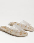 Bay Jelly Slide Sandal Clear/Sand Sandals - Flat Sandals Sam Edelman