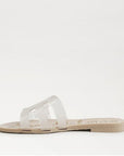 Bay Jelly Slide Sandal Clear/Sand Sandals - Flat Sandals Sam Edelman