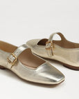 Michaela Mary Jane Flat Gold Leaf Flats - Ballet Sam Edelman
