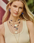 Lucky Bonne Chance Original Pendant Coin 18" Drawn Link Necklaces Jane Win