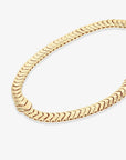 Serpent Herringbone Collar 16" Necklaces Melinda Maria