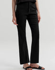 Cropped Sophie Pant Black Pants - Trousers A.L.C