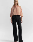 Maude Top Persimmon/White Tops - Button Down A.L.C