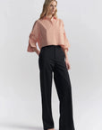 Maude Top Persimmon/White Tops - Button Down A.L.C