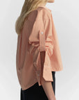 Maude Top Persimmon/White Tops - Button Down A.L.C