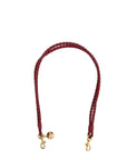 Shoulder Strap Petite Double Braids Garnet