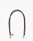 Shoulder Strap Petite Double Braid Chocolate Straps Clare V.