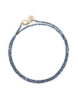 Diamond Cut Double Wrap Beaded Necklace Kyanite Necklaces Jane Win