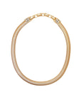 Snake Chain Collar Vintage Gold Necklaces Clare V.