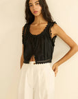 Traveler Top Black Tops - Blouses Doen