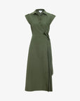 Shivonley Dress Army Dresses - Midi Tanya Taylor
