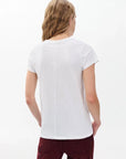 The Slub Tee Bright White Tops - Tees rag & bone