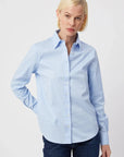 The Essentials Icon Shirt Blue Dawn Tops - Button Down The Shirt