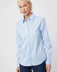 The Essentials Icon Shirt Blue Dawn Tops - Button Down The Shirt