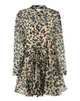 The Jenica Dress Green Leopard Dresses - Short The Shirt