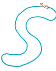 Double Wrap Diamond Cut Beaded Necklace Turquoise Necklaces Jane Win
