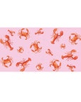 Crab & Lobster Cashmere Scarf Rose Scarves Simone Bruns