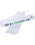 Rack & Pushers Set Clear Acrylic Home Decor - Games Oh My Mahjong